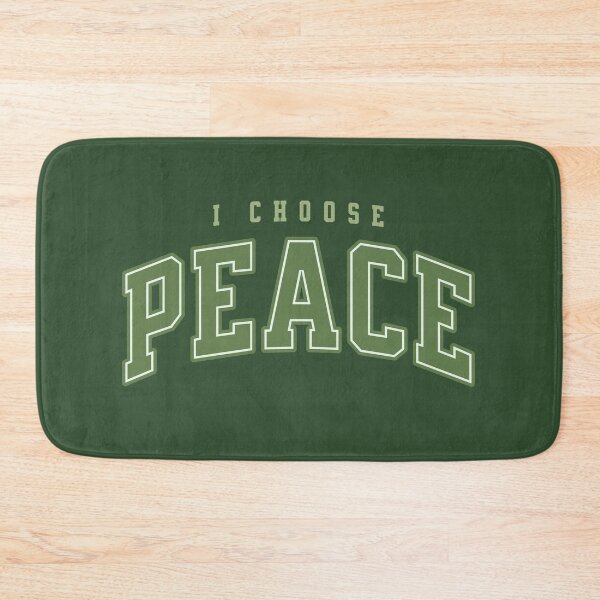 Item preview, I Choose Peace Retro Varsity Typography Design designed and sold by PrintandJoy.