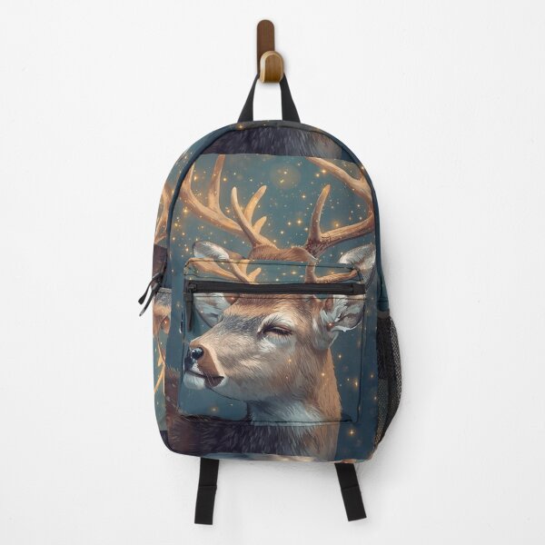 Item preview, Dreamy Deer Woodland Illustration – Soft Pastel Forest Animal Art Print designed and sold by Art70shop.