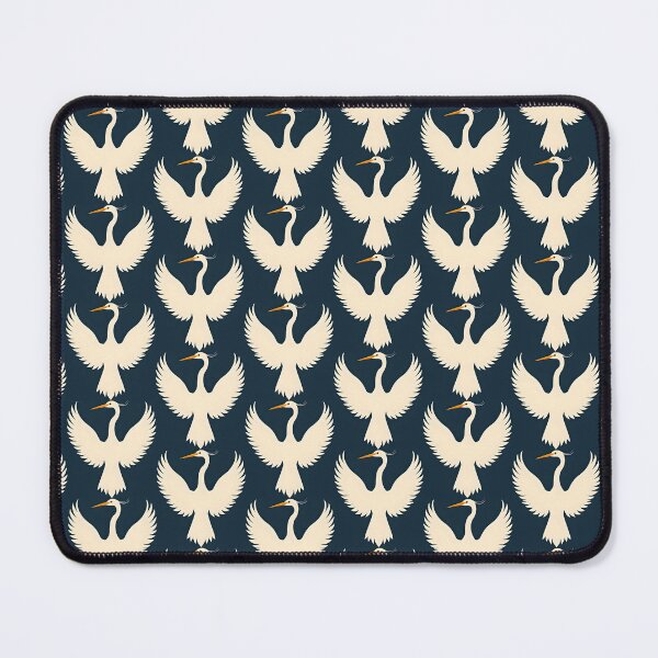 Item preview, Elegant White Heron, Art Deco Style designed and sold by Colorlessandco.