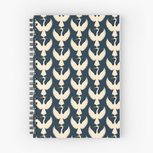 Item preview, Elegant White Heron, Art Deco Style designed and sold by Colorlessandco.