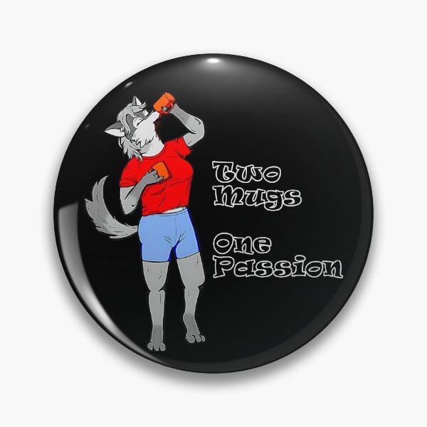 Item preview, Two Mugs One Passion Wolf Furry Beverage Enthusiast designed and sold by CalyZOam99.