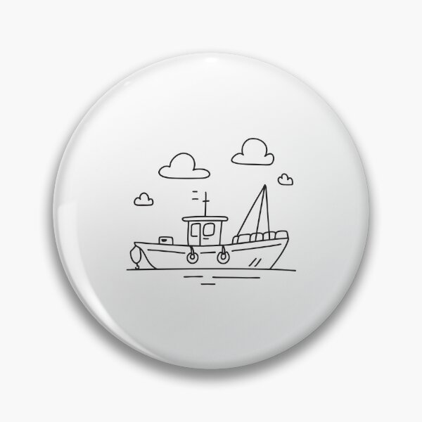 Item preview, Tugboat Under Cloudy Sky designed and sold by rasagamastore.