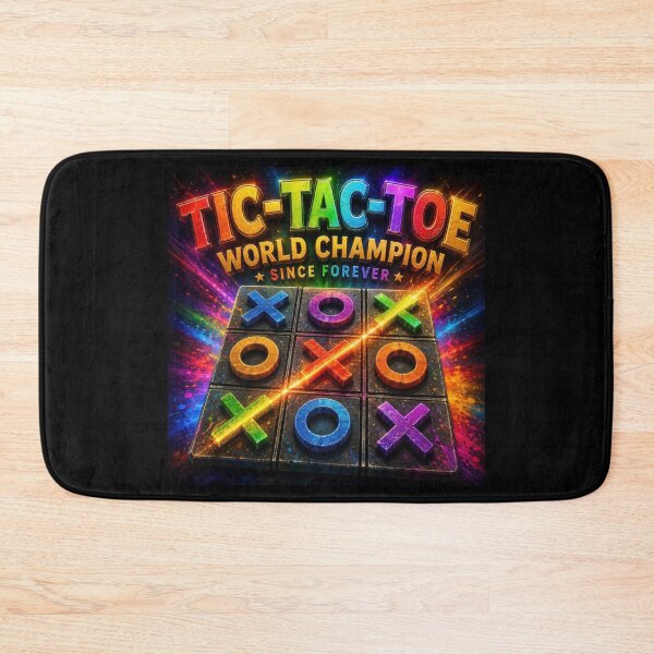 Item preview, Tic Tac Toe World Champion Humor designed and sold by Retr0Tshirts.