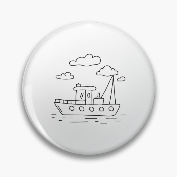 Item preview, Tugboat Moving Beneath Cloudy Skies designed and sold by rasagamastore.