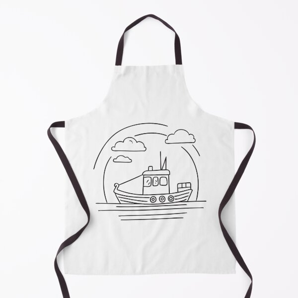 Item preview, Tugboat Sailing Under Overcast Sky designed and sold by rasagamastore.