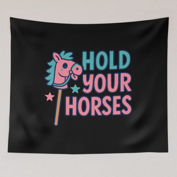 Item preview, Hold Your Horses Neon designed and sold by SiarheiYur.