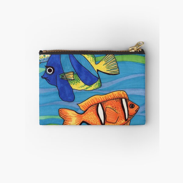 Item preview, Tropical Reef Fishes - Whimsical Marine Life and Coral Reef Art designed and sold by Cass Harker Studio.
