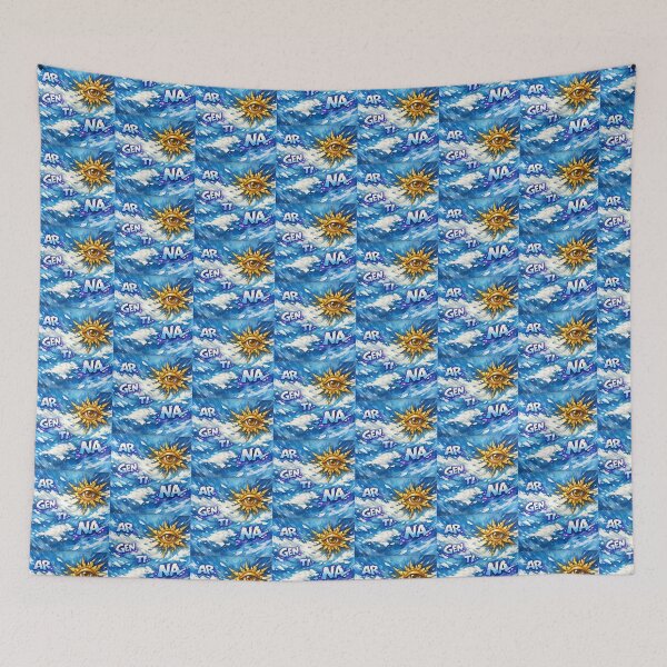 Item preview, Fragmented Argentina - Explosive Golden Sun in the Celestial Sky ✨️ designed and sold by Tienda Argentina.