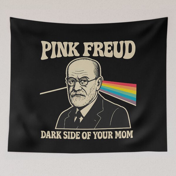 Item preview, Pink Freud The dark side of your mom designed and sold by T-paw.