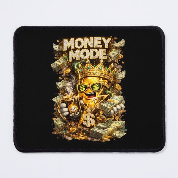 Item preview, Money Mode Lightning Bolt | Hustle Mindset 3D Cartoon Sticker designed and sold by Timeless Junction.