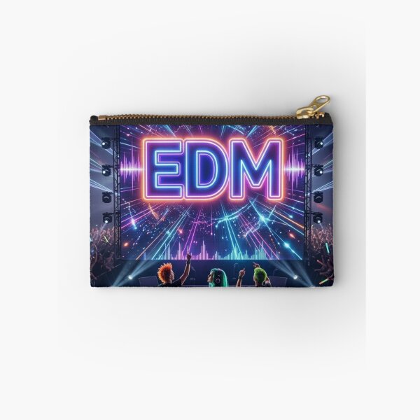 Item preview, EDM Music Festival Night with Neon Lights and Live DJ Performance designed and sold by xsctasy.
