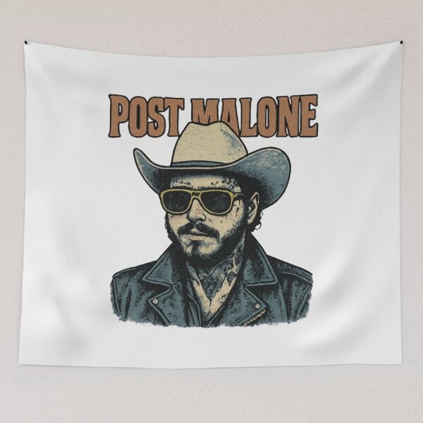 Item preview, Post Malone Retro Music designed and sold by zigzagalo.