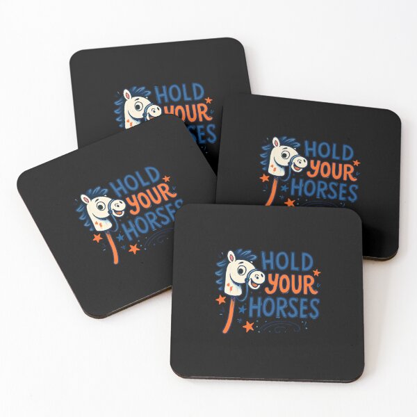 Item preview, Hold Your Horses Blue designed and sold by SiarheiYur.