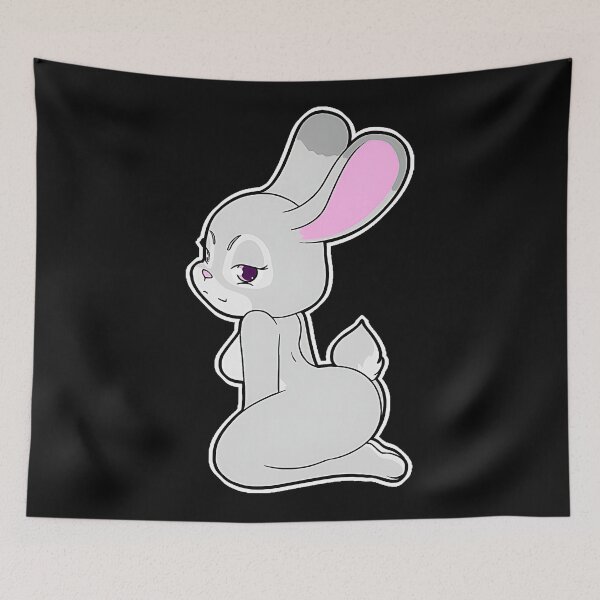 Item preview, Furry Rabbit Pin Up Anthropomorphic Bunny designed and sold by CalyZOam99.