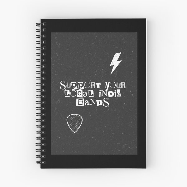 Item preview, Support Your Local Indie Bands - Grunge Typography designed and sold by LucyRSmith.