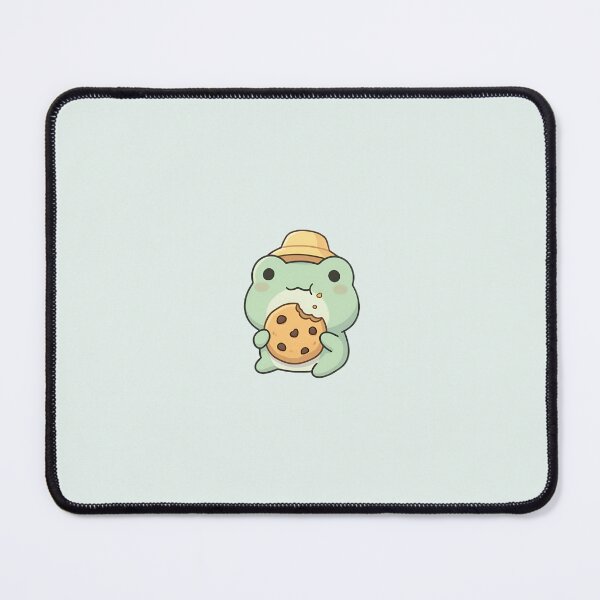 Item preview, Cute Kawaii Frog eating a cookie designed and sold by pixellm.