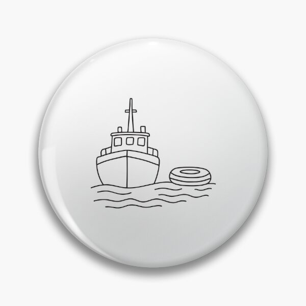 Item preview, Tugboat Near Drifting Tire designed and sold by rasagamastore.