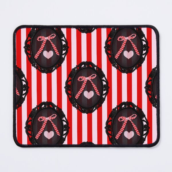Item preview, My Gothic Romance – Victorian Cameo Bow Pattern in Pink Black and Crimson designed and sold by VirtuallyCreativ .