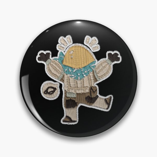 Item preview, Chert Embroidery Patch Action – Cozy Outer Wilds Space Explorer Sticker designed and sold by · GAMING SOUL ·.