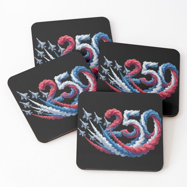 Item preview, United States 250th Anniversary Patriotic Fighter Jet Smoke Trails designed and sold by TeNovaStudio.