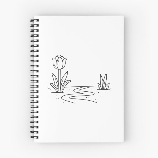 Item preview, Tulip Blooming Beside Garden Path designed and sold by rasagamastore.