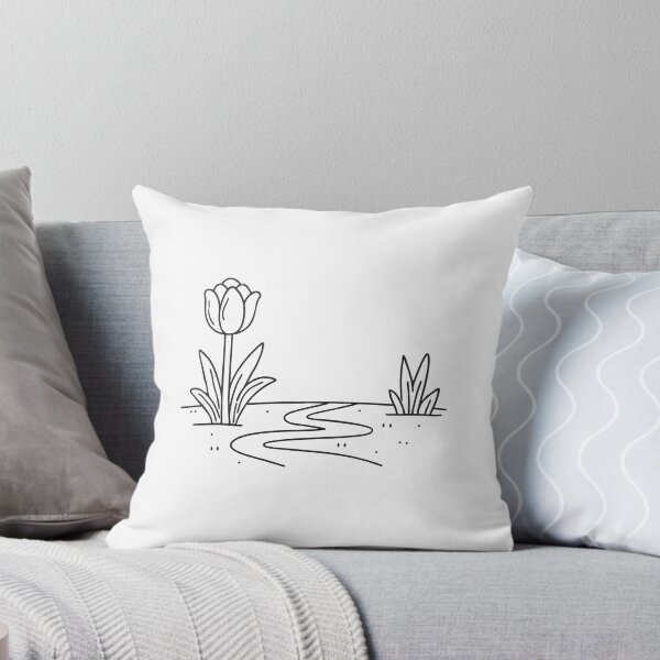 Item preview, Tulip Blooming Beside Garden Path designed and sold by rasagamastore.