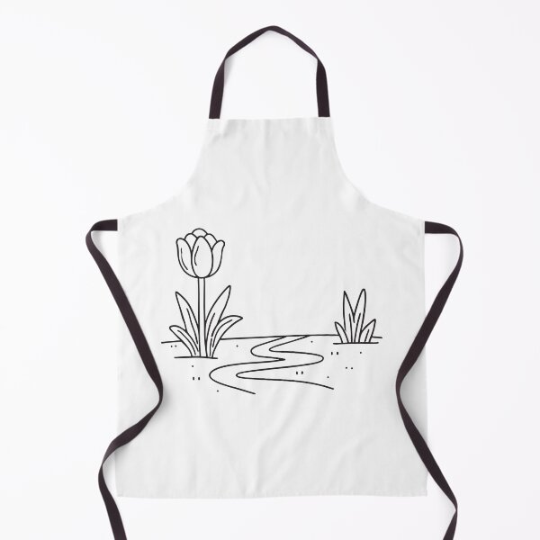 Item preview, Tulip Blooming Beside Garden Path designed and sold by rasagamastore.