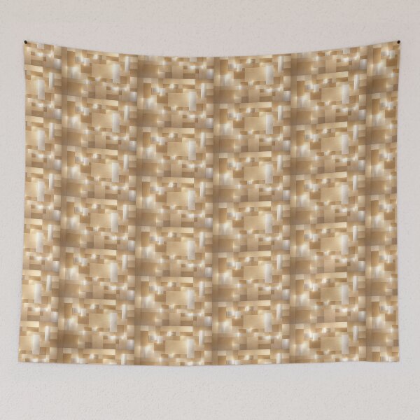 Item preview, Luxury Geometric Block Wall Art | Modern Abstract Rectangular Panel Design | Contemporary Metallic Style Decor designed and sold by Hookesmode.