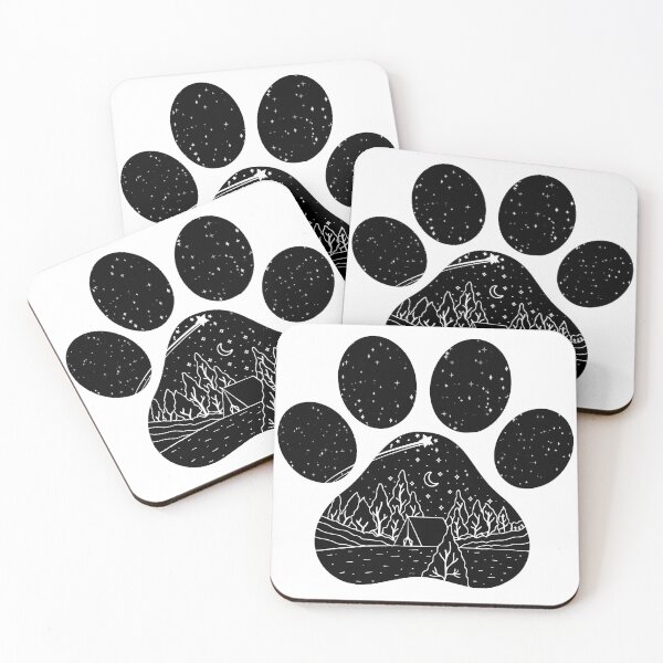 Item preview, Camping Dog Paw designed and sold by kestey.