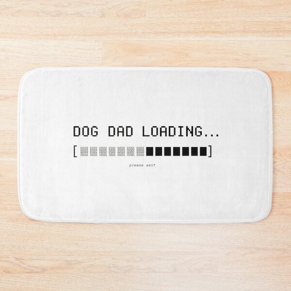 Item preview, Dog Dad Loading Funny Retro Tech Typography Tee Sticker Dog Lover Pet Dad Gift designed and sold by sharifex.