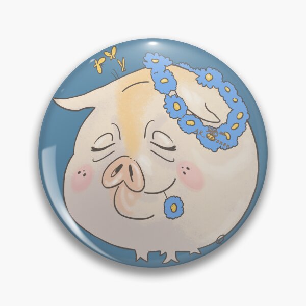 Item preview, Cute Piggy, handpainted picture designed and sold by AK-Hevonen.