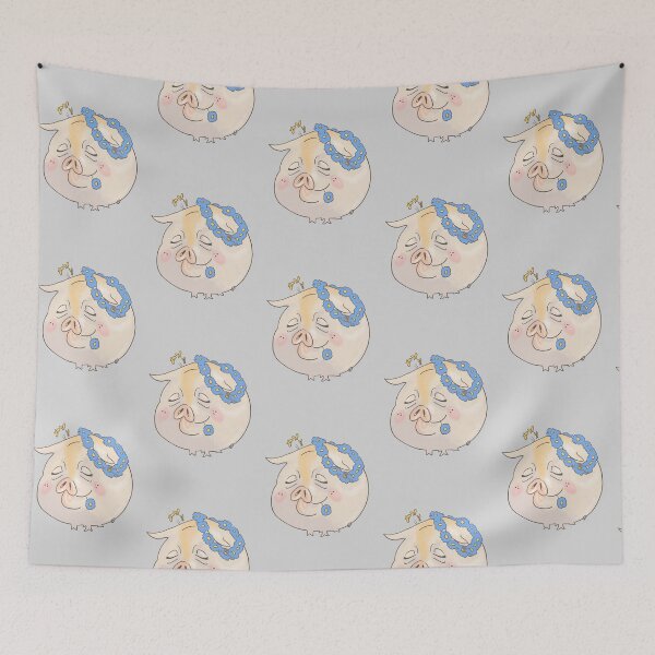 Item preview, Cute Piggy, handpainted picture designed and sold by AK-Hevonen.
