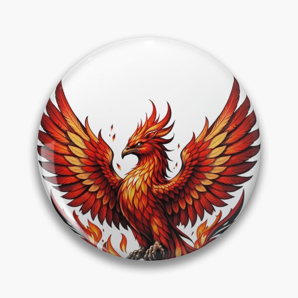Item preview, Rising Phoenix From The Ashes - Majestic Firebird Tattoo Art designed and sold by Hou$e of Art .
