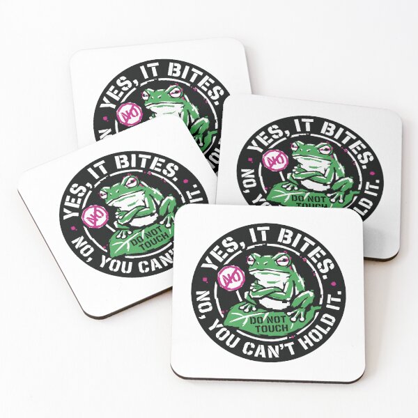 Item preview, Yes It Bites No You Can't Hold It Funny Frog designed and sold by XYZ LAB by Jesuperman.