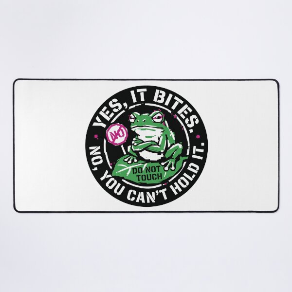 Item preview, Yes It Bites No You Can't Hold It Funny Frog designed and sold by XYZ LAB by Jesuperman.