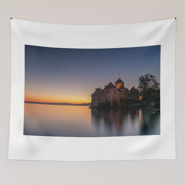 Item preview, Chillon Castle Sunset designed and sold by DiFigianoPhoto.