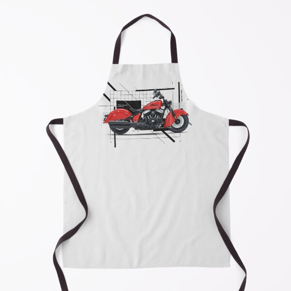 Item preview, Indian Chief 2026 Urban Roamer Geometric Abstract Red Motorcycle designed and sold by EdGraphy.