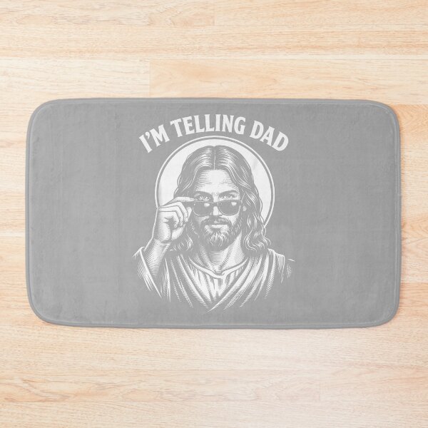 Item preview, Funny I'm Telling Dad - Religious Christian Jesus Meme designed and sold by ArleneRowe.