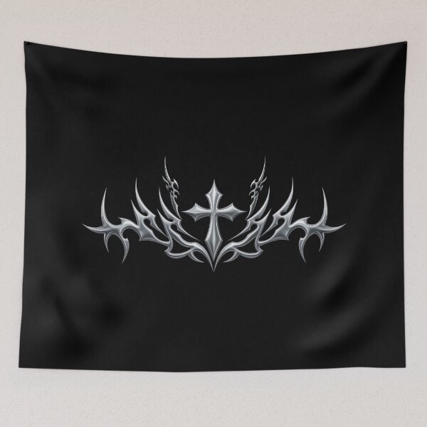 Item preview, Metal Cross Tribal Illustration designed and sold by EniShiju.