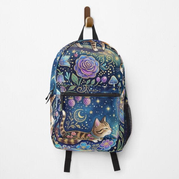 Item preview, Cats and Flowers Under the Moon designed and sold by Iampoji.