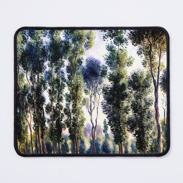 Item preview, Poplars at Giverny: Impression of Towering Trees designed and sold by artdesignsnow.