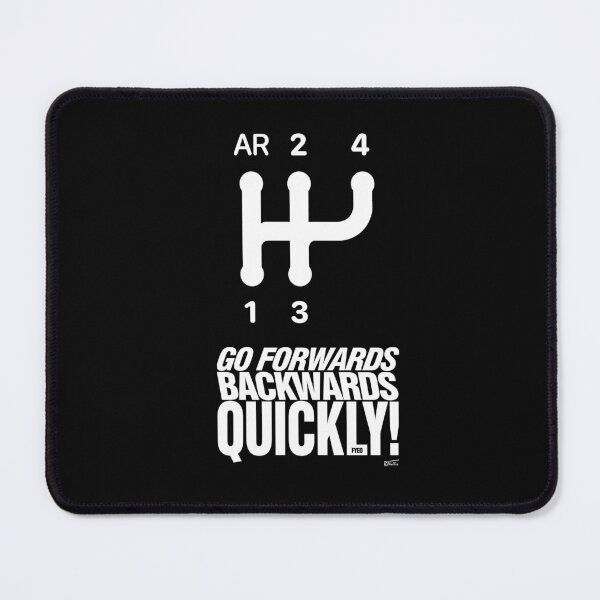 Item preview, 2CV Gear pattern and FYEO movie quote (White) designed and sold by RJWautographics.