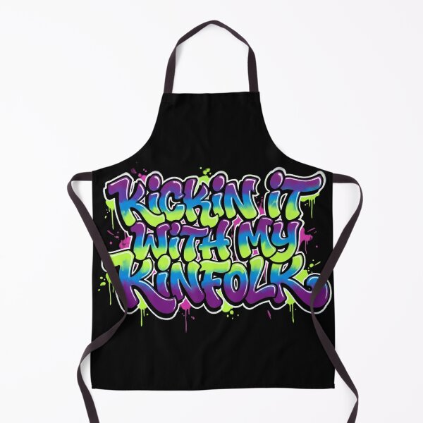 Item preview, Kickin It With My Kinfolk Retro Graffiti Neon Family Reunion designed and sold by TeNovaStudio.