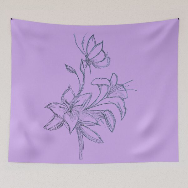Item preview, flowers and butterfly  designed and sold by Chaos and Cuddles,.