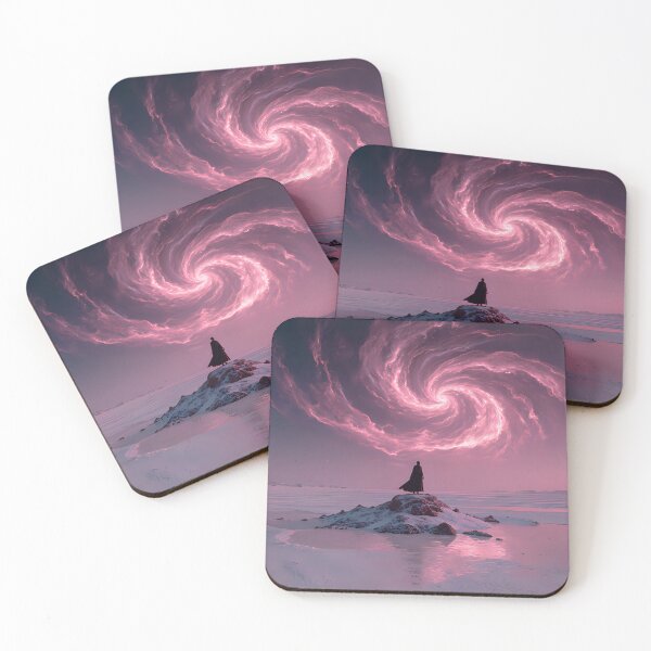 Item preview, Call of the Pink Galaxy: A Lonely Journey Through the Ice Desert designed and sold by VoidVeilStudio.