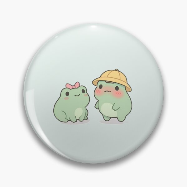 Item preview, Cute Kawaii Frog couple designed and sold by pixellm.