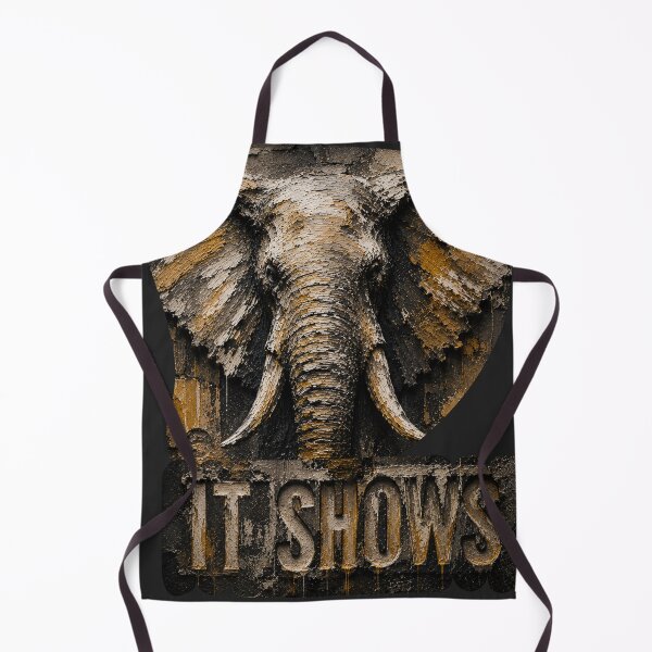 Item preview, Systems Engineer Execution Elephant Industrial Impasto Art designed and sold by SavannaStrikes.