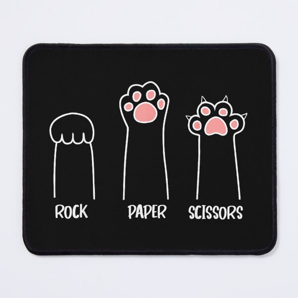 Item preview, Rock Paper Scissors Cat Paws Game Cat Lover designed and sold by AmaXONIC.
