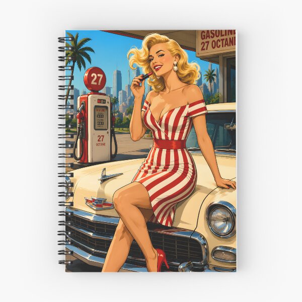 Item preview, No Rules Just Drive - Retro Gas Station Girl - Vintage Car Aesthetic | 80s Mommy Vibes | Glamor Gaming Aesthetic Style designed and sold by Ivory Code.