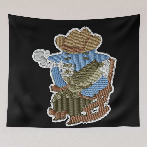 Item preview, Esker Embroidery Patch Action – Cozy Outer Wilds Space Explorer Sticker designed and sold by · GAMING SOUL ·.